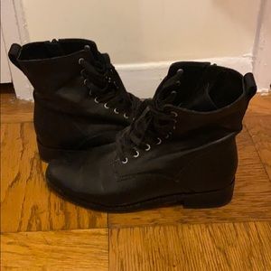 Black Moto Boots